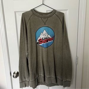 Burton Durable Goods Logo Crewneck Sweatshirt